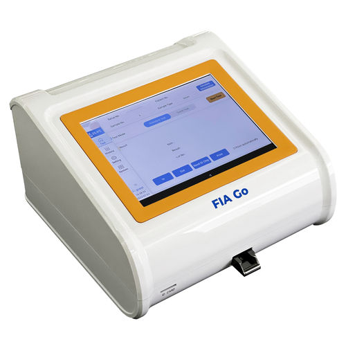 Analisador POCT de imunofluorescência - FIA GO - Goldsite Diagnostics Inc. - por fluorescência / para doenças cardiovasculares / de doenças inflamatórias
