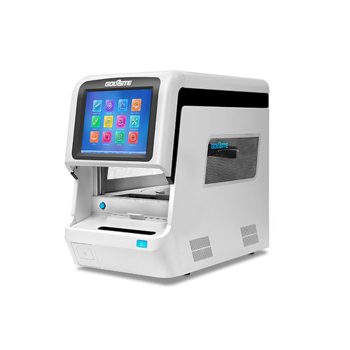 Analisador bioquímico automático - GBA-1000 - Goldsite Diagnostics Inc. - de bancada / compacto / com leitor de códigos de barras