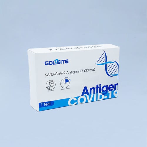 Kit de teste de saliva - CG1231 series - Goldsite Diagnostics Inc. - de COVID-19 / de antígeno / de SARS-COV-2