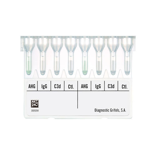 Kit de teste de tipagem sanguínea - 210129 - Grifols - de globulina / de sangue