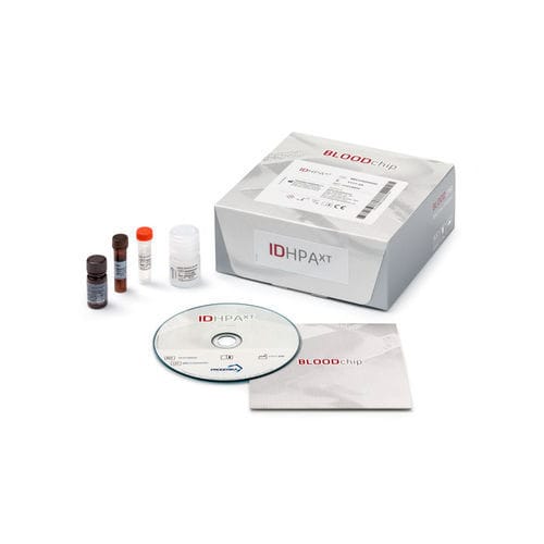 Kit de reagentes em solução - BLOODchip® ID HPA XT - Grifols - para imunoensaio / de fenotipagem sanguínea