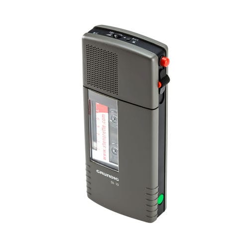 Sistema de ditado analógico móvel - Stenorette Sh - Grundig Business Systems  - com reconhecimento de voz