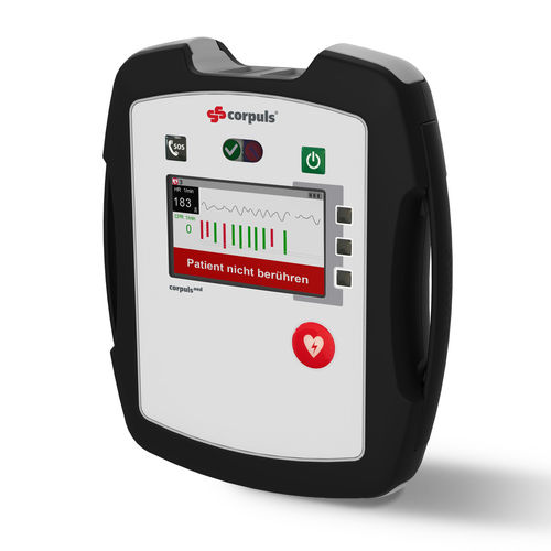 Desfibrilador externo semiautomático - AED - Corpuls - automático / com monitor multiparamétrico
