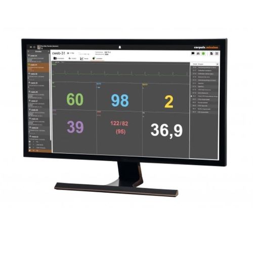 Sistema de monitoramento remoto cardíaco - CORPULS.MISSION - Corpuls - de ECG / smartphone / tablet