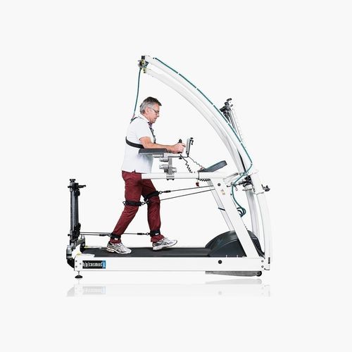 Esteira elétrica com corrimão - pluto® med - h/p/cosmos sports & medical - com suporte parcial de peso corporal / com suporte de peso pelas axilas