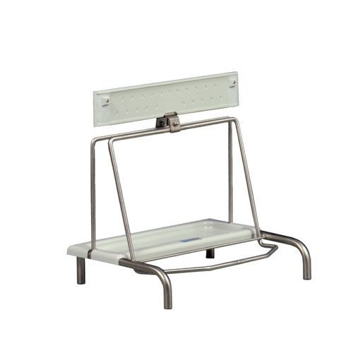 Carrinho coletor de lixo - MS36 - Hammerlit - em aço inoxidável / 1 bolsa / móvel
