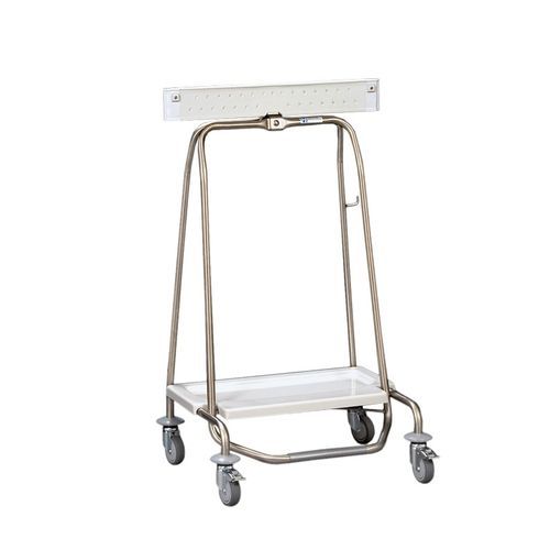 Carrinho coletor de lixo - MS71 - Hammerlit - em aço inoxidável / em material plástico / 1 bolsa