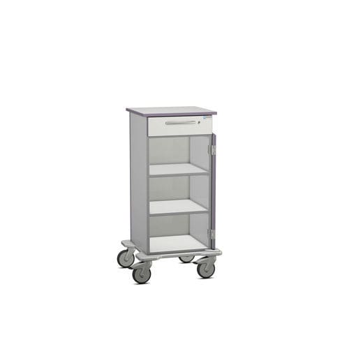 Carrinho hospitalar - K42 - Modell 9 - Hammerlit - de acondicionamento / com porta de abrir / 1 gaveta