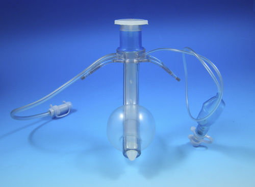 Cânula de traqueotomia - 5233 series - Hangzhou Jinlin Medical Appliances - curva / em látex
