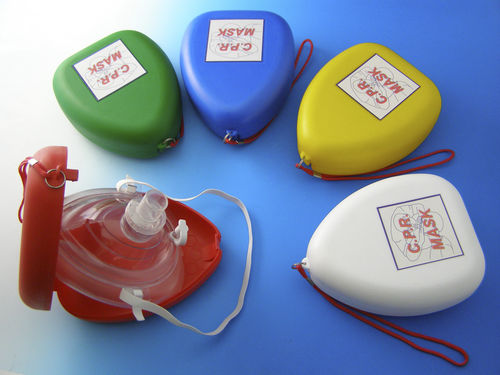 Máscara de RCP em PVC - 4323 series - Hangzhou Jinlin Medical Appliances   - descartável