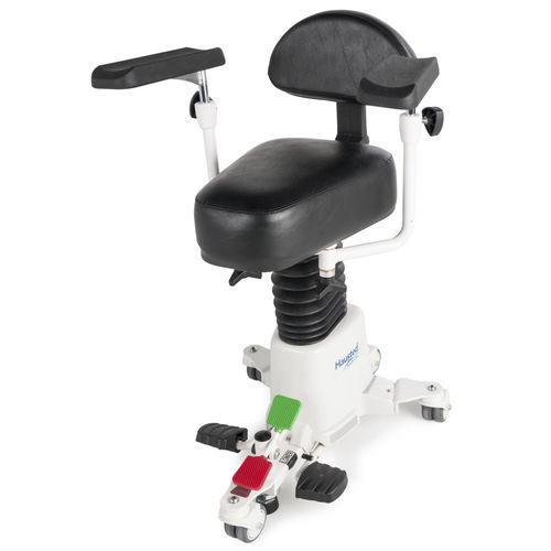 Mocho cirúrgico - HSS500  - Hausted Patient Handling Systems - para cirurgião / com altura regulável / giratório