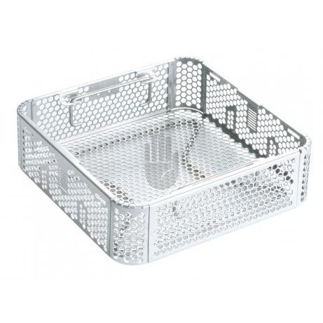 Cesto de esterilização para instrumentos - HE2634-70 - HEBUmedical   - perfurado / em aço inoxidável