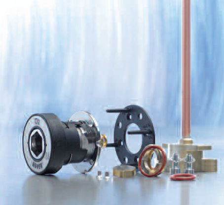 Ponto de consumo DIN - 643-4450 - Heyer Aerotech   - para sistema de distribuição de gases medicinais / para gases medicinais
