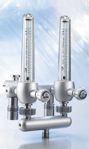 Misturador de gases para ventilação de paciente - 675-0100 - Heyer Aerotech   - de oxigênio / de ar / com dois tubos fluxométricos