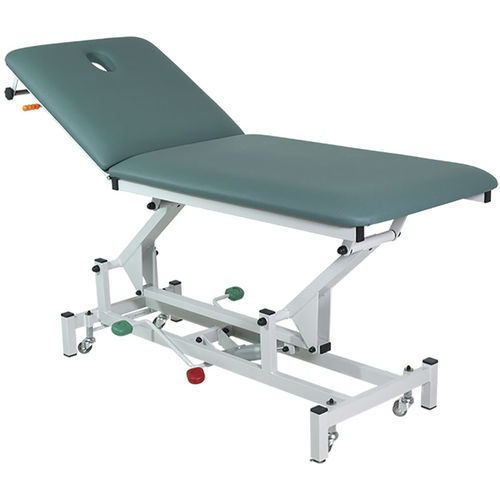 Mesa de exame para fisioterapia - H05 - Hidemar - hidráulica / com altura regulável / com encosto regulável