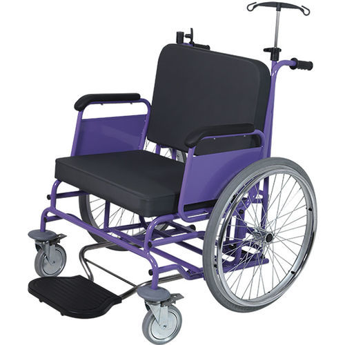 Cadeira de rodas manual - H517 - Hidemar - para pessoas obesas / para ambientes externos / para ambiente interno
