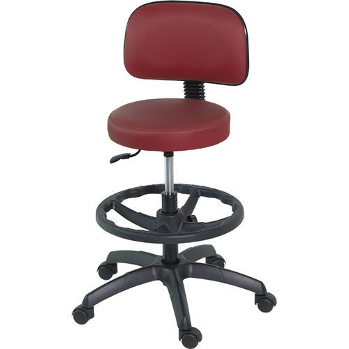 Mocho para estabelecimento de saúde - H160 - Hidemar - com altura regulável / com rodízios / com encosto