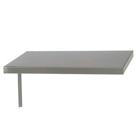 Mesa de trabalho - H938 - Hidemar - retangular / em aço inoxidável