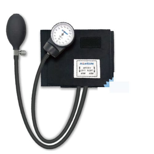 Esfigmomanômetro aneroide - HS-20F - Honsun - com braçadeira para adulto