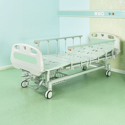 Cama para hospital - D358a - Hopefull Medical Equipment - manual / com altura fixa / dobrável