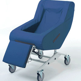 Poltrona de descanso reclinável - V101-4100C - Horcher Medical Systems - manual / com rodízios / com apoio para pernas