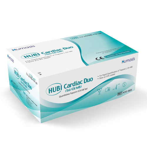 Kit de teste de sepse - HUBI DUO - Humasis   - para doenças cardiovasculares / cTnI / de cálcio