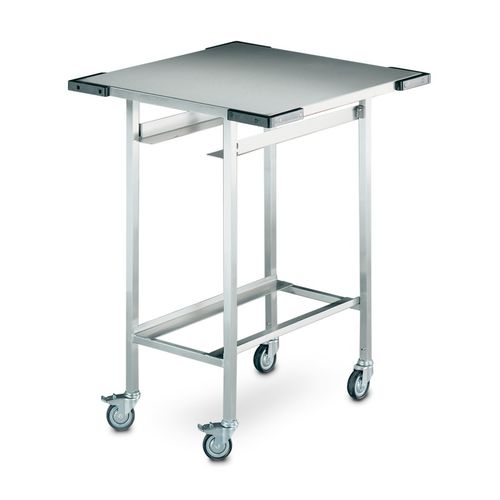 Mesa de trabalho - 7500752 - Hupfer Metallwerke GmbH & Co. KG - quadrada / com rodízios