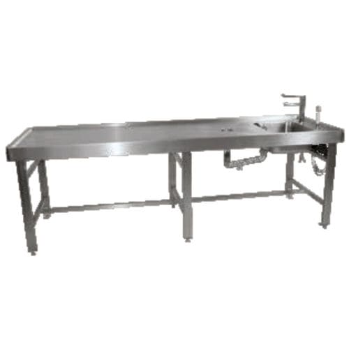 Mesa de necropsia para medicina legal - MC000643 - HYGECO - de dissecção / de lavagem de cadáveres / fixa