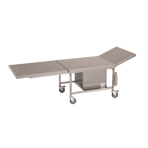 Mesa com rodízios - FP000044 - HYGECO - dobrável / em aço inoxidável