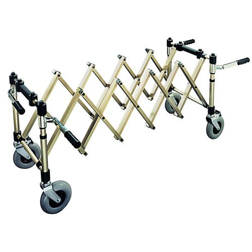 Carrinho para transporte de caixão - MC000439 - HYGECO - de acondicionamento / de movimentação / em aço inoxidável