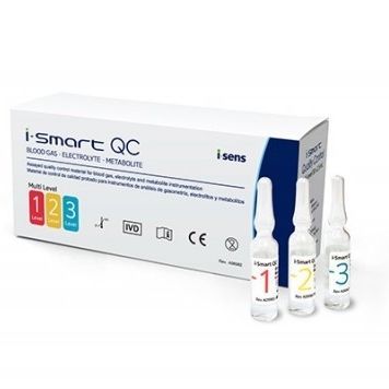 Kit de reagentes em solução - i-Smart® QC - i-Sens - para controle de qualidade / de eletrólitos