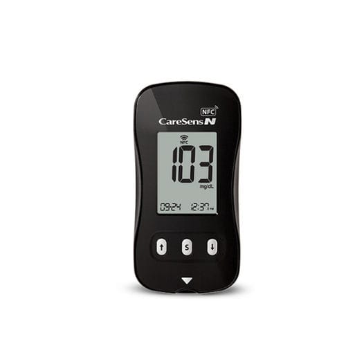 Medidor de glicose GOD - CareSens® N NFC - i-Sens - de hematócrito / com conexão sem fio / com codificação automática