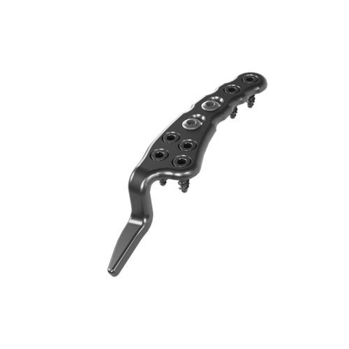 Placa de compressão óssea para clavícula - CHLP - I.T.S.   - para articulação acromioclavicular / lateral / bloqueada