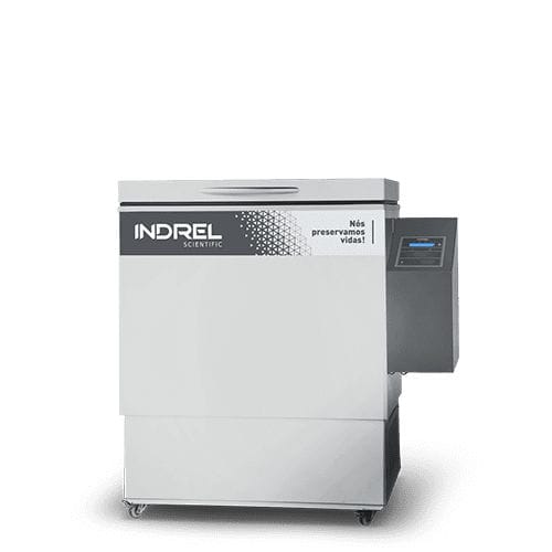 Freezer de laboratório - CPH 35D - INDREL - para plasma sanguíneo / com rodízios / com 1 porta
