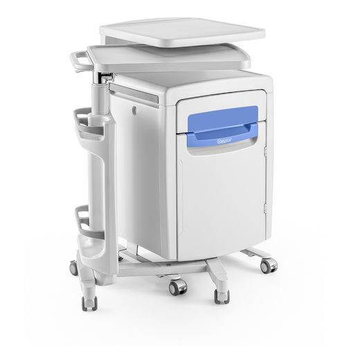 Mesa de cabeceira com 1 porta - Cubik - Malvestio - Furniture for healthcare facilities - com gavetas / com rodízios