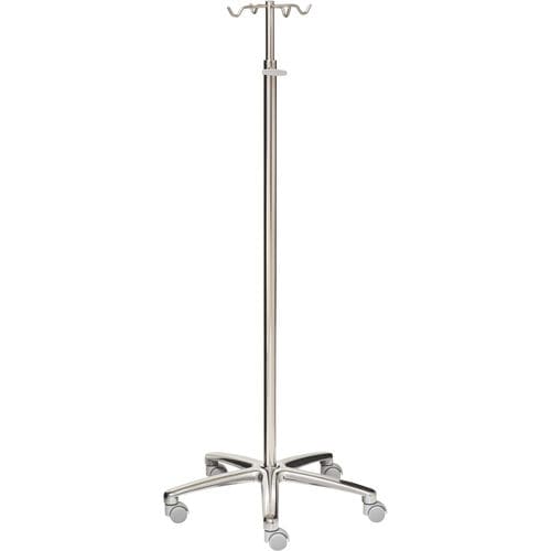 Suporte para soro com rodízios - 22339 - Inmoclinc - 4 ganchos / em inox