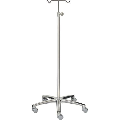 Suporte para soro com rodízios - 22357 - Inmoclinc - 2 ganchos / em inox