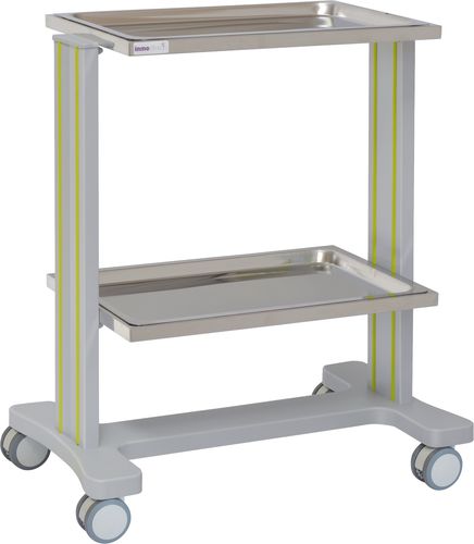 Carrinho para hospital - 70090 - Inmoclinc - multifuncional / 2 bandejas