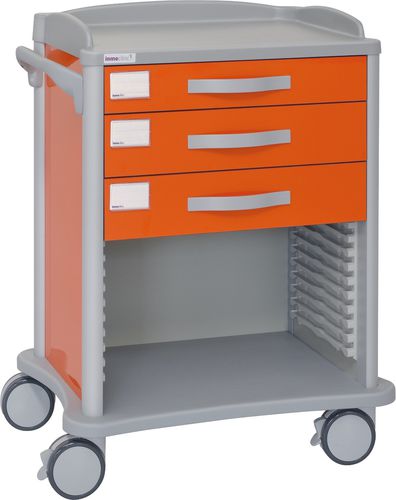 Carrinho para hospital - 50035 - Inmoclinc - multifuncional / 3 gavetas
