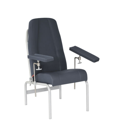 Poltrona manual para coleta de sangue - 21187 - Inmoclinc - articulada em 2 seções / reclinável