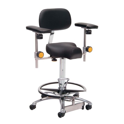 Mocho para cirurgião - 23200 - Inmoclinc - com altura regulável / giratório / hidráulico
