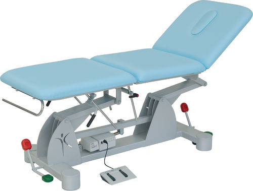 Mesa de massagem elétrica - 14913 - Inmoclinc - com rodízios / com encosto regulável / articulada em 3 seções