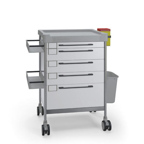 Carrinho para cuidados intensivos - 3153 W - Insausti - de anestesia / para sala de cirurgia / para hospital