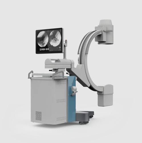 Intensificador de imagem móvel - Radius Single - Intermedical - com tubo intensificador de imagem / com monitor de vídeo integrado