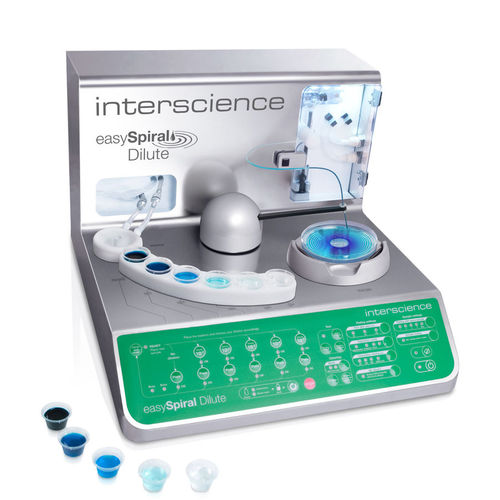 Sistema de semeadura para placas de Petri - easySpiral Dilute - INTERSCIENCE - para microbiologia / de bancada / com diluidor