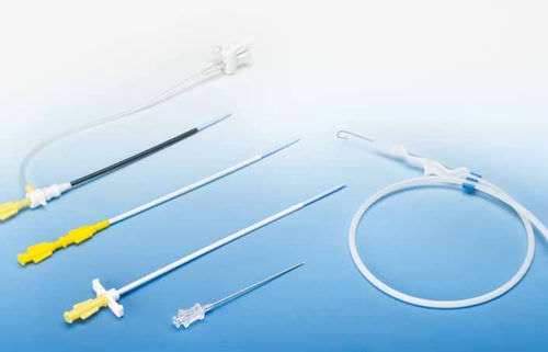 Bainha de acesso vascular - INTRADESILET® - intra special catheters   - com válvula hemostática / peel-away