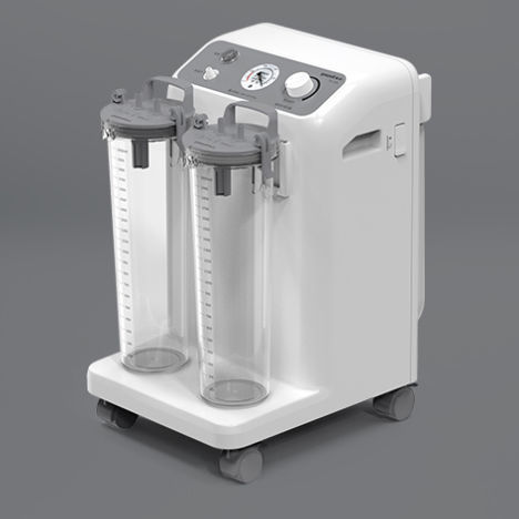 Aspirador cirúrgico elétrico - 7A-23A - Jiangsu Yuyue Medical Equipment & Supply - com rodízios