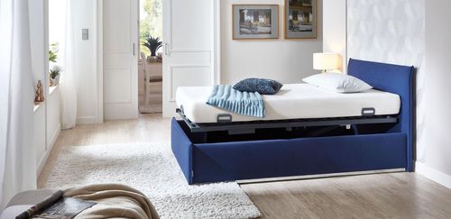 Cama para internação domiciliar - Lindeo - Stiegelmeyer GmbH & Co. KG - elétrica / de altura regulável / com rodízios