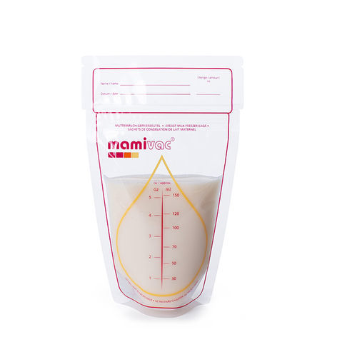 Bolsa para leite materno - 282100  - mamivac - em polietileno / descartável