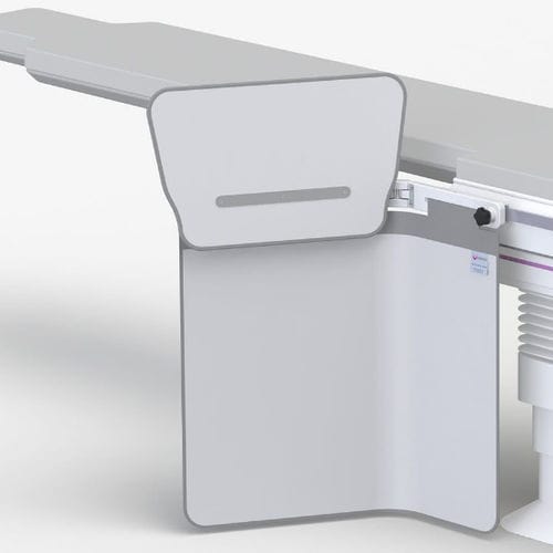 Biombo de proteção radiológica de raios X - 312/E 78cm wide series - Kenex Electro-Medical - a fixar em cadeira de exame / 0,50 mm